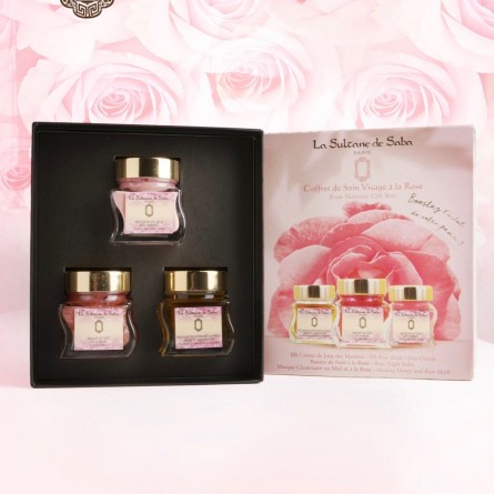 Coffret rose visage la Sultane de Saba